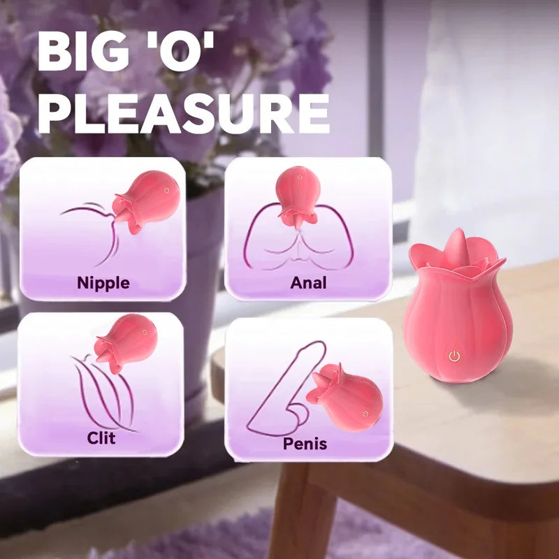 Includes 2 Bestselling Toys - 2-in-1 Rose Vibrator & Rose Clitoral Licker