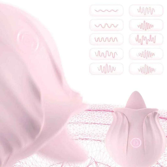 rose toy with tongue