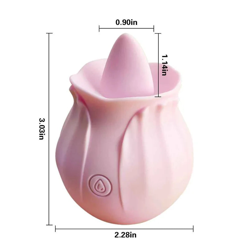 rose toy with tongue