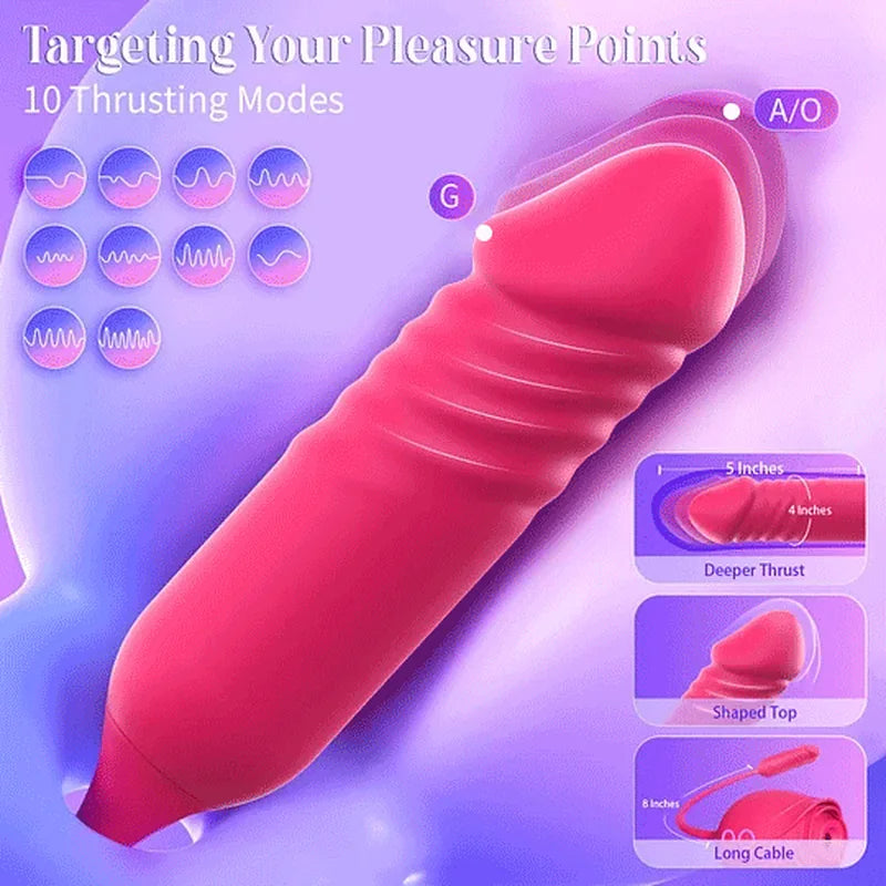 Best Value Set - Rose Mary 2026 Dual Stimulator– Clit & G-Zone Pleasure