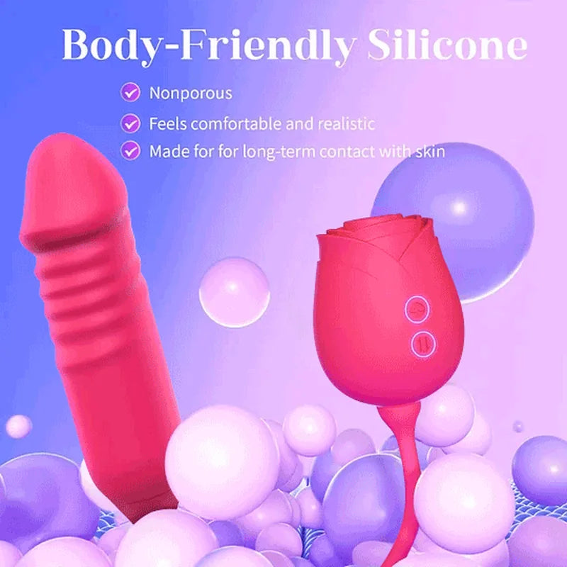 Best Value Set - Rose Mary 2026 Dual Stimulator– Clit & G-Zone Pleasure