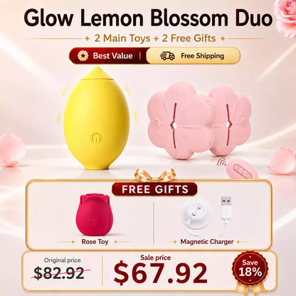 Lemon Clitoral Sucker Vibrator – Suction & Licking G-Spot Massager for Women