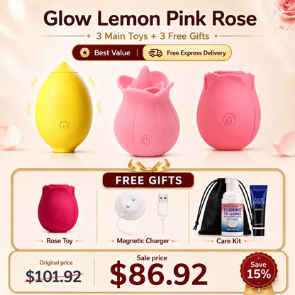 Lemon Clitoral Sucker Vibrator – Suction & Licking G-Spot Massager for Women