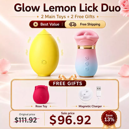 Lemon Clitoral Sucker Vibrator – Suction & Licking G-Spot Massager for Women