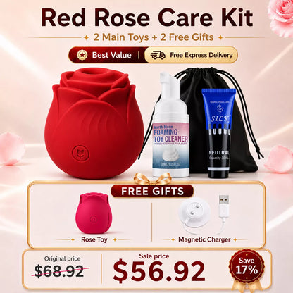 Best Value Set - Rose Clitoral Sucker Sex Toy