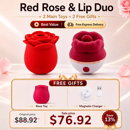 Best Value Set -Big Mouth Tongue Licking Vibrator