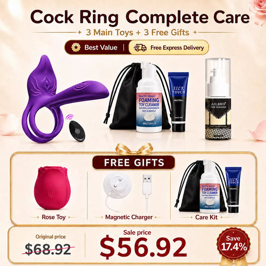 App & Remote Cock Ring with G-Spot & Clit Stimulation