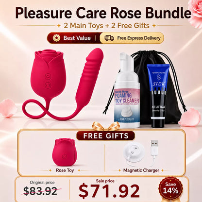 Best Value Set - Rose Mary 2026 Dual Stimulator– Clit & G-Zone Pleasure