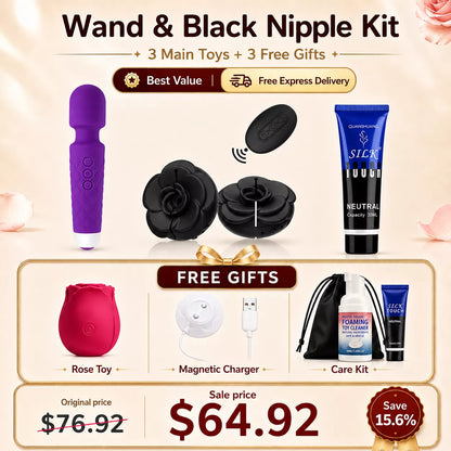 Best Value Set - Vibrating Nipple Clamps