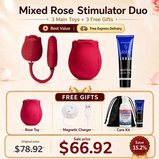 Red RoséTrio 3-in-1 Rose Toy