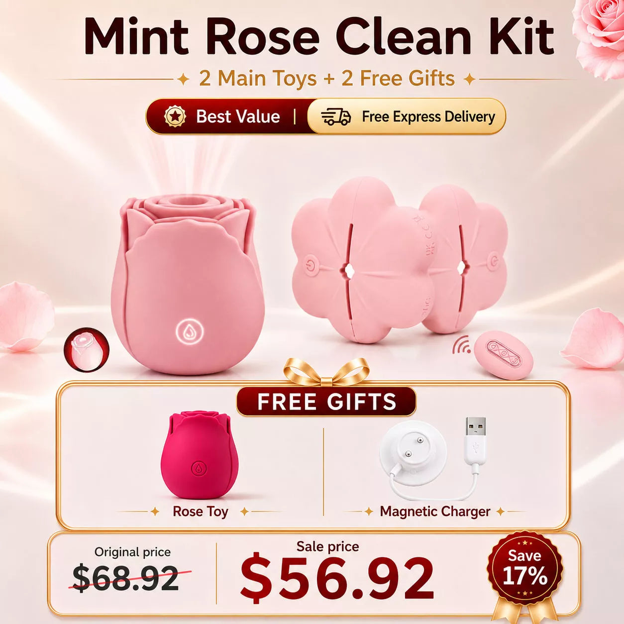 Best Value Set - Luminous Original Rose