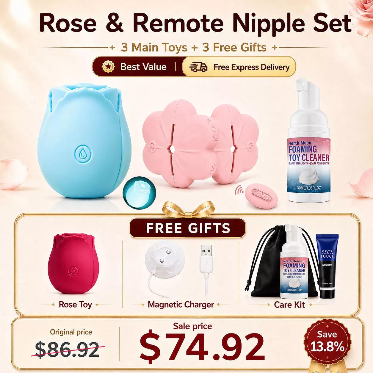 Best Value Set - Luminous Original Rose