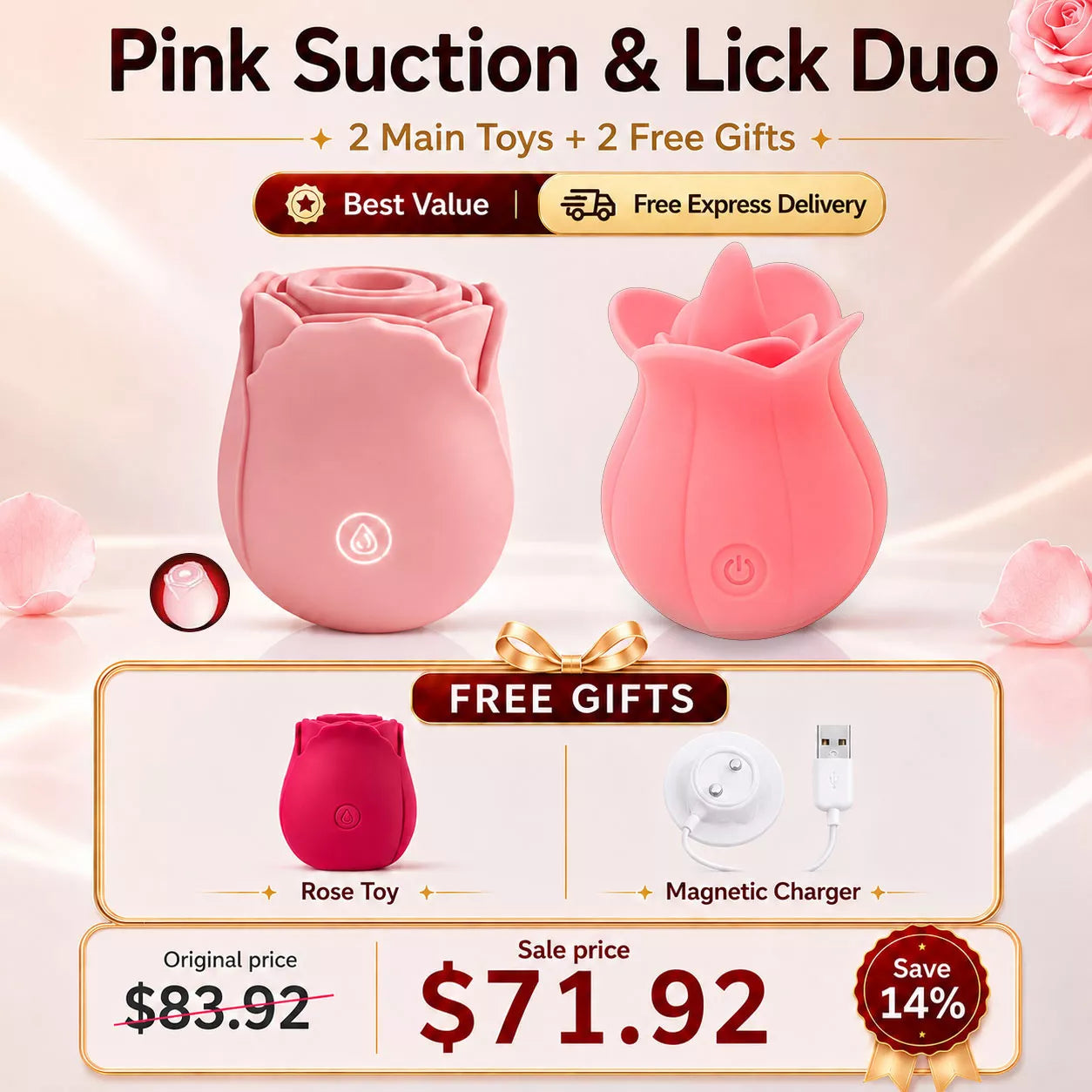 Best Value Set - Luminous Original Rose