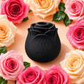 LIMITED EDITION Black Amora - Rose Suction Toy Waterproof Pleasure