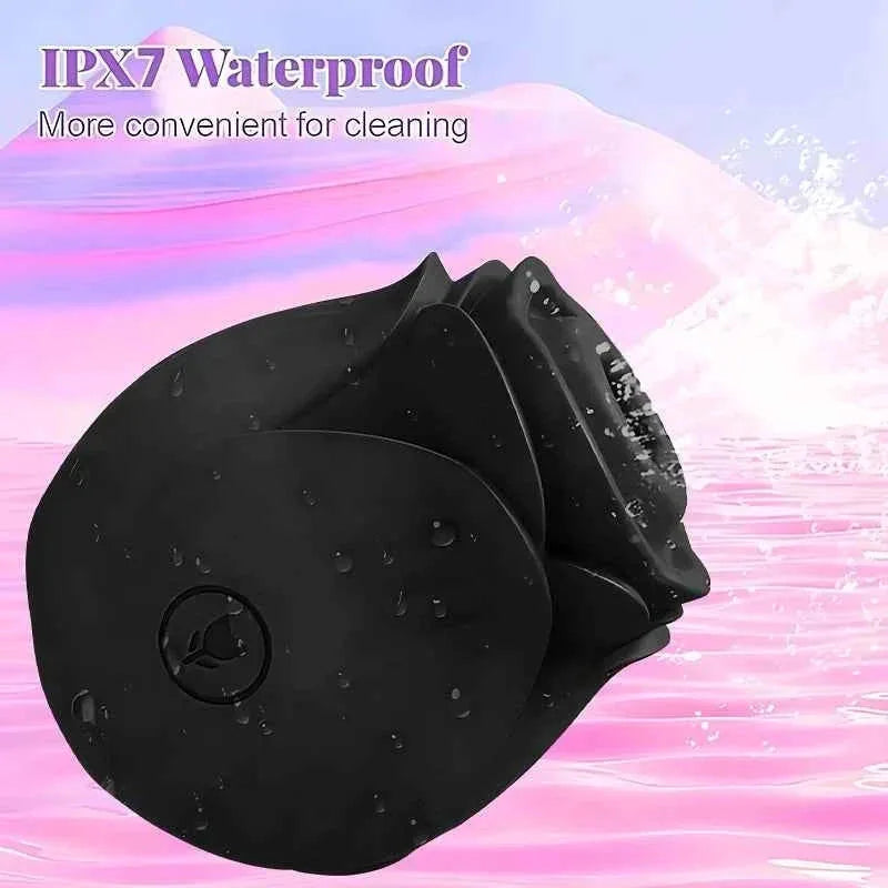 LIMITED EDITION Black Amora - Rose Suction Toy Waterproof Pleasure