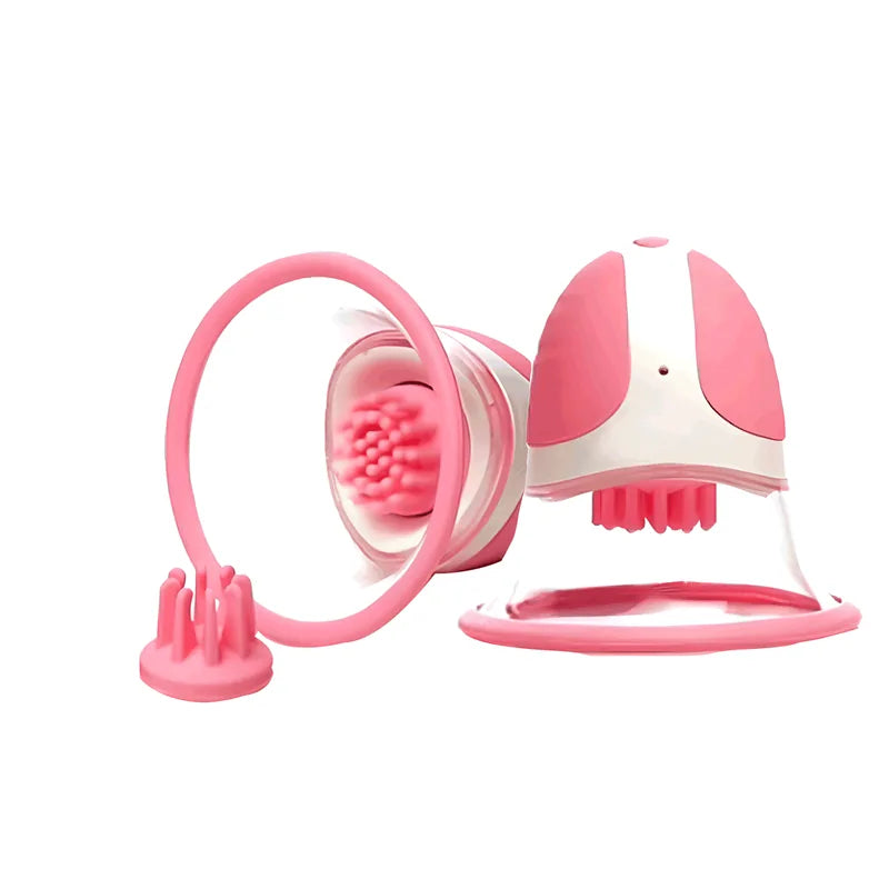 NipTwist Rotating Nipple Suction Vibrator Set 10 Modes for Couple (2 Pcs)