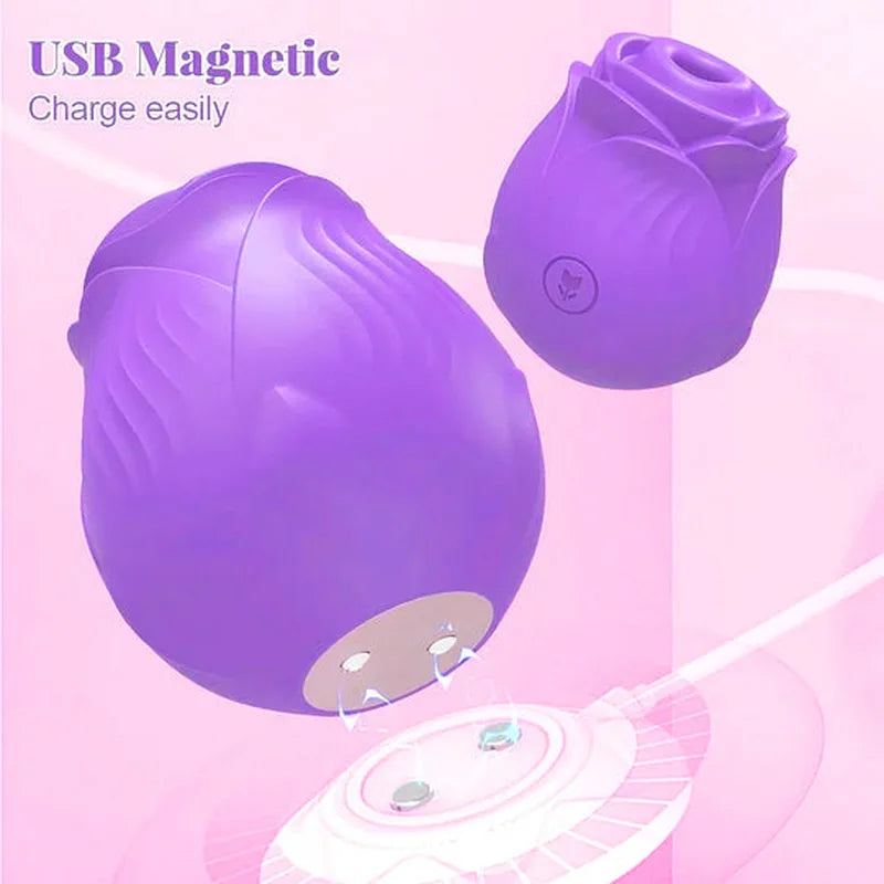 Oral-like Combo - Amora Rose Clitoral Suction Toy & Mlem Licking Vibrator