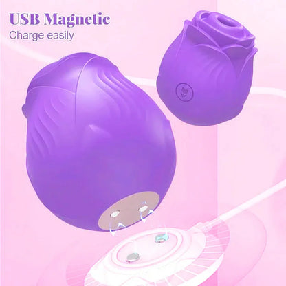 Oral-like Combo - Amora Rose Clitoral Suction Toy & Mlem Licking Vibrator