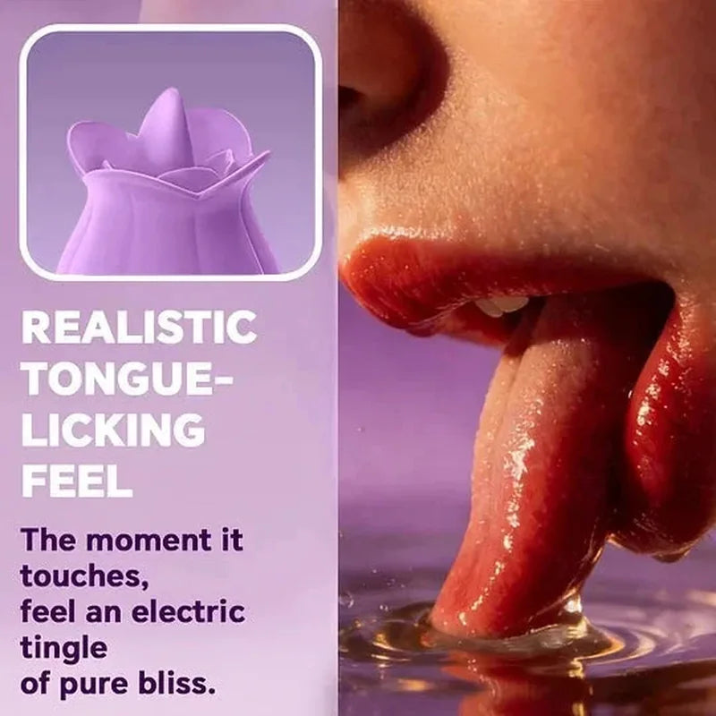 Oral-like Combo - Amora Rose Clitoral Suction Toy & Mlem Licking Vibrator