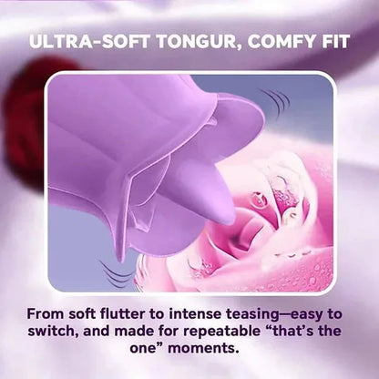 Oral-like Combo - Amora Rose Clitoral Suction Toy & Mlem Licking Vibrator