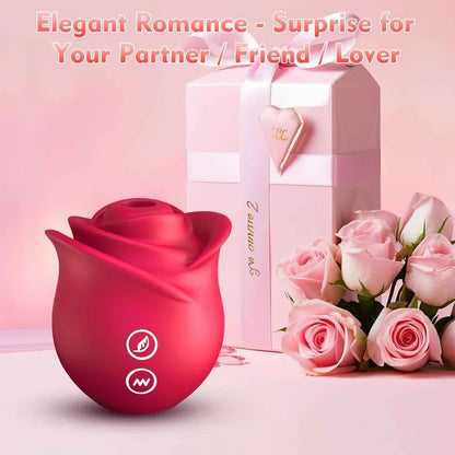 PetalWhisper Rose Suction Vibrator Soft Petals 10 Modes