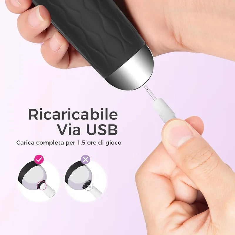 Power Wand Massager for Women – 20 Vibration Modes, Rechargeable