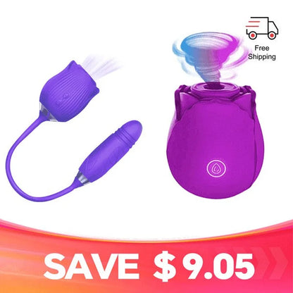 Purple RoséTrio 3-in-1 Rose Toy