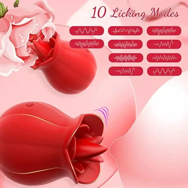 rose licking vibrator