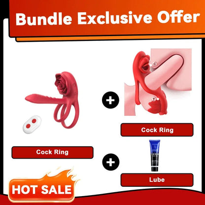 Best Value Set -Rose Cock Ring