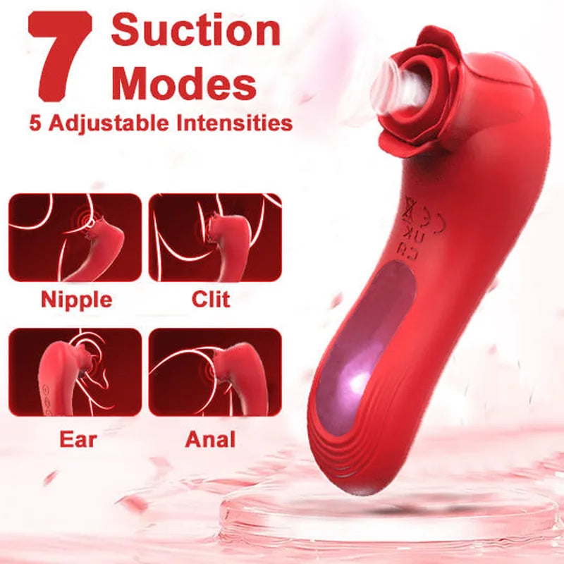 Suction Vibrator With Strong Pulses For Clit And Nipple Pleasure