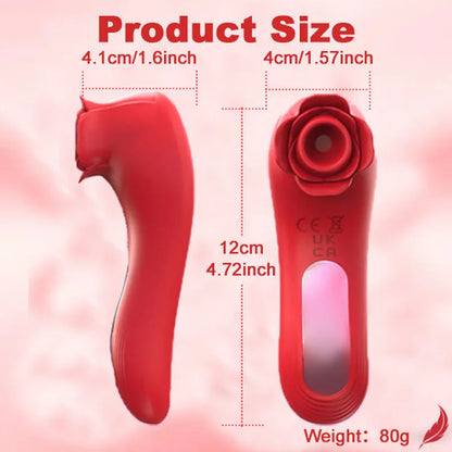 Suction Vibrator With Strong Pulses For Clit And Nipple Pleasure